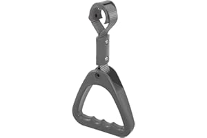 ULTECHNOVO Gray Triangle Handle Ring for Bus and Subway, Vehicle Hand Grip for Car and Public Transport, Sturdy Triangular Ha