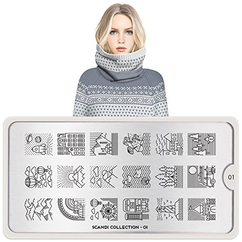 MoYou-London Stamping Nail Art Scandi 01 Image Plate Collection