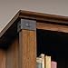 Sauder Carson Forge Library with Doors, Washington Cherry finish