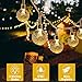 Battery Operated String Lights, 21.3ft 30 LED Beexcellent Globe Lights Waterproof Fairy Lights with Remote Controller for Christmas Garden Home Patio Wedding Party Holiday Decoration (Warm White)