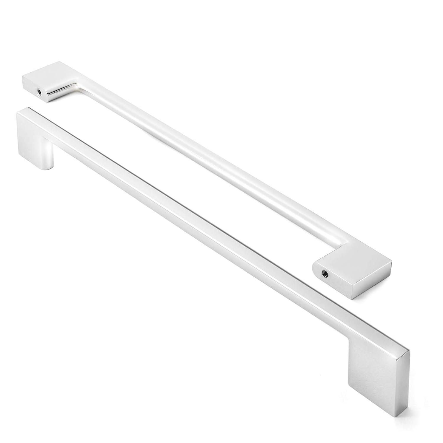 Best 10 Pack Polished Chrome Cabinet Hardware Euro Style Bar Handle Pull
