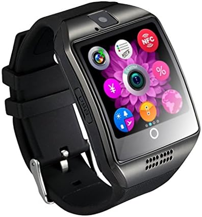 Bluetooth Smart Watch with Camera, Aosmart Q3000 Smartwatch for Android Smartphones (Q3000 - Black)