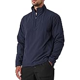 MorwenVeo Men's Casual Quarter Zip Pullover Lightweight Golf Track Jacket Stylish Windbreaker For Outdoors & Travel
