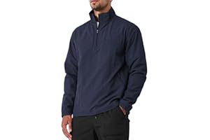 MorwenVeo Men's Casual Quarter Zip Pullover Lightweight Golf Track Jacket Stylish Windbreaker For Outdoors & Travel