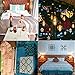 9 Pack Mandala Floor Painting Stencils Set(6x6 inch) Reusable Stencils Laser Cut Painting Template for Wall Tile Wood Furniture Fabric
