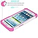 Galaxy S3 Case, Tekcoo(TM) [Tmajor Series] [Baby Pink] Shock Absorbing Hybrid Rubber Plastic Impact Defender Rugged Slim Hard Case Cover Shell for Samsung Galaxy S3 S III I9300 GS3 All Carriers
