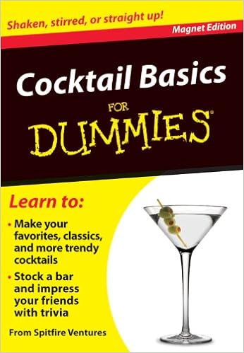 Cocktail Basics For Dummies Shaken Stirred Or Straight Up Refrigerator Magnet Books For Dummies Spitfire Ventures Inc 9780983010630 Amazon Com Books