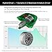 KZ ZSR in-Ear Headphones Earphone HiFi Stereo Deep Bass Earbuds with 0.75mm 2 Pins Detachable Cable Noise Isolating Headset with Hybrid Driver for Running, Jogging, Walking (Green Without Mic)