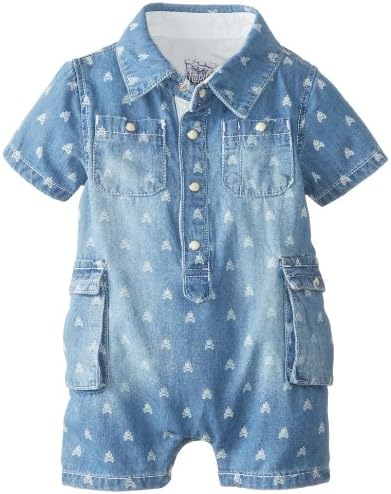 Kapital K Baby-Boys Newborn Skull Romper