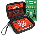 FitSand (TM) Travel Carry Zipper EVA Hard Case for Dutch Blitz Card Game - Black Box, Blacker Box, Best Protection for Dutch Blitz Cards