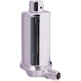 Midline Valve 6J3I4 Steam Radiator Air Vent; Heat Regulator Valve; Angle Mount; 1/8 in. MIP; Chrome Plated Steel