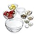 Duralex Lys 9 cm Stacking Bowl, Pack of 6, Glass, 4-3/8 oz