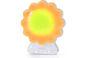 MOMILLA Portable Sound Machine for Baby-15 Night Light & 12 Soothing Sounds, White Noise Baby Shusher for Travel, Adjustable Light & Volume, for Baby Shower/Registry Gift, on Baby Stroller/Car Seat