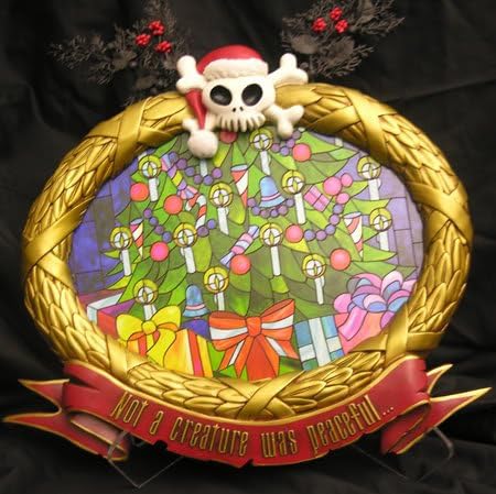 Nightmare Before Christmas Haunted Mansion Holiday Stained Glass Plaque Limited Edition 300 Amazon Ca Home Kitchen