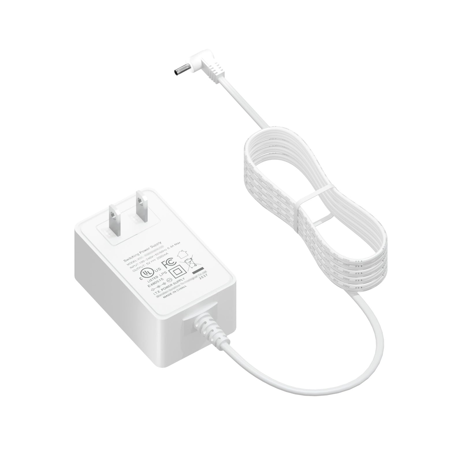 Photo 1 of 5V Charger for Infant Optics DXR-8 Pro / DXR8 Pro 5" DXR 8 3.2" Screen Parent Handheld Baby Monitor Unit 10ft Power Cord (2019 Version or Later) (NOT for Camera Unit)