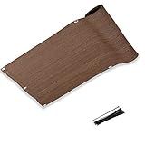 Eden's Decor Balcony Privacy Screen Fence Brown