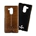 Mate 8 Case, Pierre Cardin Premium Genuine Cow Leather Cases New Slim Hard Back Cover Protective Skin for Huawei Mate 8 6 Inch, Brown
