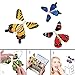RINHOO 2-100Pcs Magic Fairy Flying in The Book/Card Butterfly Rubber Band Powered Wind Up Butterfly Toy Great Surprise Wedding Birthday Gift (12pcs)