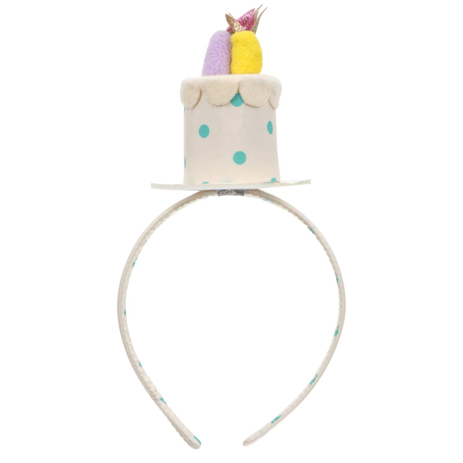 Amosfun Birthday Headband for Kids Baby Headdress Party Hair Decor with Creative Birthday Cake Design Ideal for Children S Celebration