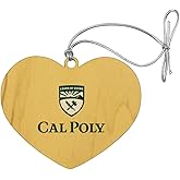 GRAPHICS & MORE Cal Poly Primary Logo Heart Love Wood Christmas Tree Holiday Ornament