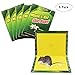 Mouse Trap,Mouse Rat Glue Boards,(5-Pack) Mouse Glue Traps,Mouse Size Glue Traps Sticky Boards Mouse Catcher Mice Professional Strength Glue Insect Lizard Spider Cockroach Rodent Snake Strongly