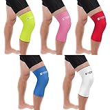 Copper Compression New Colored Knee Sleeve - Guaranteed Best Copper + Zinc Knee Brace with Infused Fit. Unisex for Men and Women. Wear Support Stiff Sore Muscles and Joints, Tendonitis (2XL, Blue)