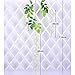 Hotsaleglobal 12 Pcs Artificial Silk Wisteria Vine Rattan Hanging Flower for Wedding Party Home Decor(White)
