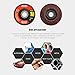Luckyway 20-Piece 4-1/2 x 7/8 Inch T29 Aluminium Oxide Grinding Wheel Flap Disc, Including 40/60/80/120 Grits