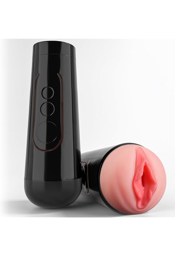 Black Pocket Pussy Lifelike Pocket Pussy Male Masturbator Stroker -  Realistic Vagina Sex Toy (Black) Female Toy