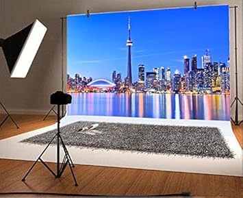 Amazon Com Baocicco 7x5ft Toronto Tower Backdrop Honeymoon