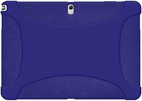 SILICONE SKIN CASE COVER SLEEVE FOR NEW SAMSUNG GALAXY NOTE 10.1 2014 #Blue