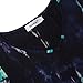 Sixother Womens Tie Dye Tunics Long Sleeve Hankerchief Hemline Tops Fall Shirts Blue Green