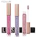 TOPBeauty Fashion Women Glitter Lip Makeup Waterproof Lip Gloss Nude Glitter Shimmer Focallure Lipstick Lip Kit #33