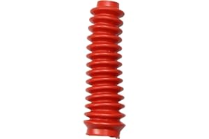 Skyjacker Shock Boot, Rubber, Red, Universal, Each