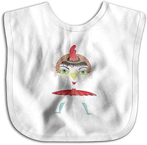 Jfhskif Humanoid Chicken Me Baby Boy Newborn Bib