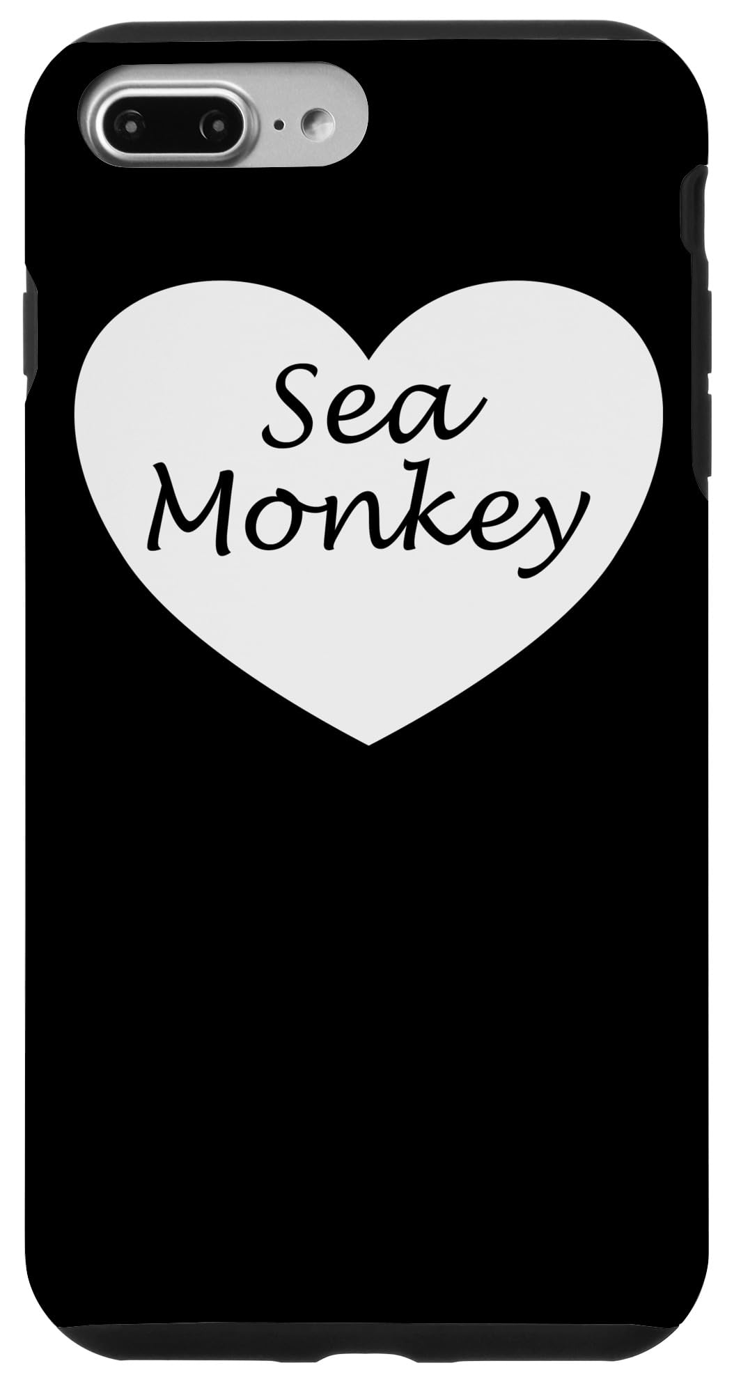 Sea Monkey Heart Apparel - Unique Monkeys Lover Design Case for iPhone 7 Plus/8 Plus
