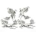 Housweety 10PCs Silver Tone Horse Charm Pendants 5.1x4.3cm(2