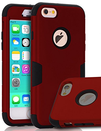 Iphone 6 case, iphone 6s case, topsky three layer heavy…