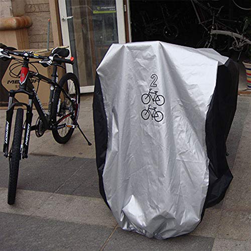 iwobi Fietshoes voor 2 fietsen, waterdichte fietsbeschermhoes, fietsgarage, anti-stof afdekking, hoes voor fiets… - Image 7