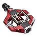 CRANKBROTHERs Crank Brothers Candy 7 Bike Pedals (Red) with Premium Cleats and Shoe Shields Pair for Tractionthumb 3