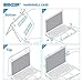 IBENZER Compatible with Old Version MacBook Air 13 Inch Case (2017-2010 Release), Models: A1466/A1369, Plastic Hard Shell Case with Keyboard & Screen Cover for Mac Air 13, Serenity Blue, A1301SRL+2