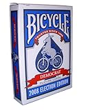 Bicycle 2008 Election Edition Democrat Poker-Bridge Playing Cards