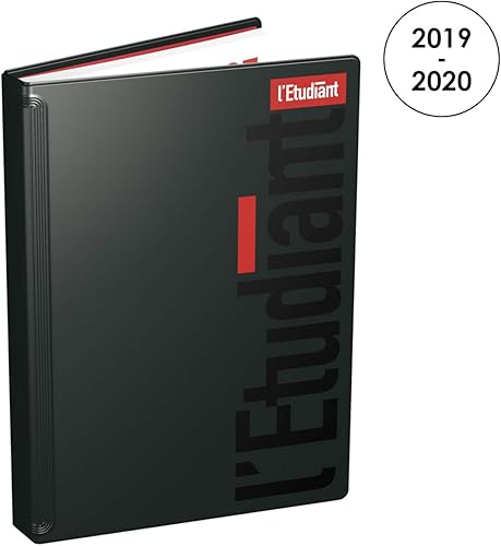 Download L'Etudiant 100738127 Agenda Journalier 2019 - 2020 de Août à Juillet 1 Jour par Page Format 15 x 20cm Couverture Vinyle Noire PDF