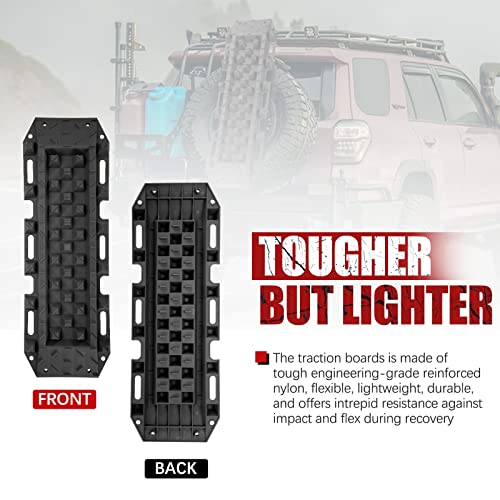 BUNKER INDUST Recovery Traction Boards Tire Traction Mat for 4X4 Mud