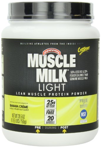 CytoSport Muscle Milk Light, Banana Creme, 1.65 Pound