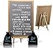 Gray Felt Letter Board With Easel Stand 12 x 18 | 718 Changeable Characters Including 1 inch and ¾ Letters, Symbols, Emojis Hashtag And More | Great For Instagram | Hook To Hang | 2 Storage Pouches
