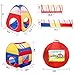Extra Large Kid Tent iCorer 4pc Pop Up Children Play Tent w/ 2 Crawl Tunnels & 2 Tents - Ball Pits for Boys Girls Toddlers for Indoor & Outdoor Use Children Playhouse w/Zipper Storage Case