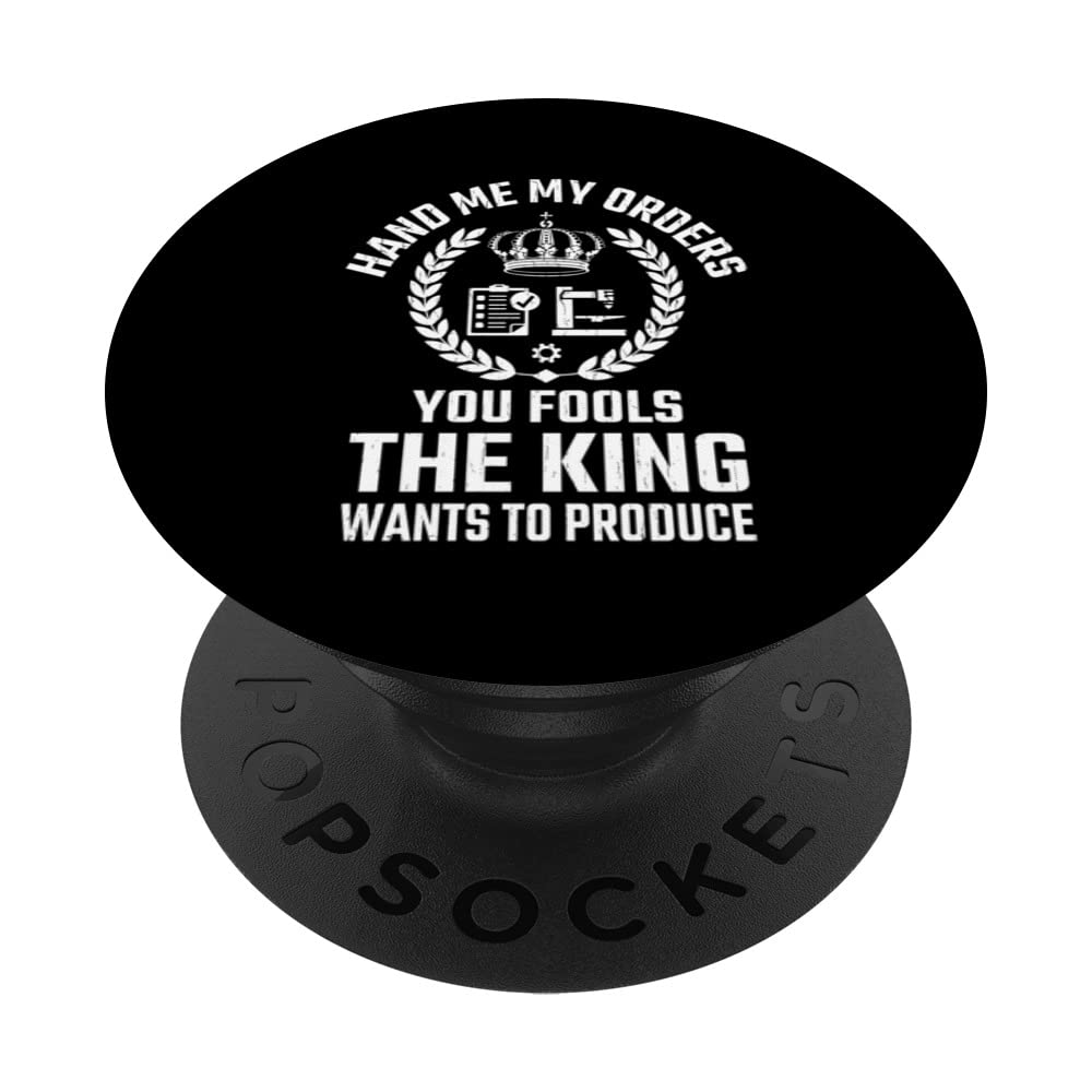 CNC Machine - Funny CNC Professional Automation Supporter PopSockets Swappable PopGrip