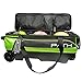 Pyramid Path Triple Premium Deluxe Roller with 5 Accessory Pockets Bowling Bag (Black/Lime Green)
