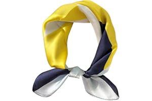 MEISEE 100% Mulberry Silk Scarfs Small Square Scarf 21" x 21" Neck Scarf Breathable Lightweight for Women Gift Packed